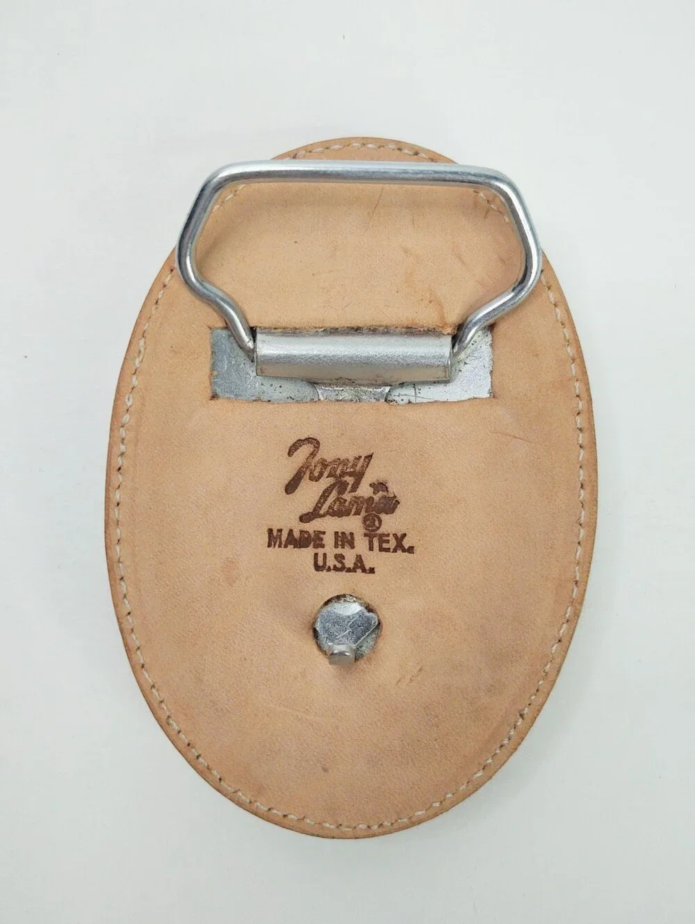 Vintage Tony Lama Ostrich Belt Buckle